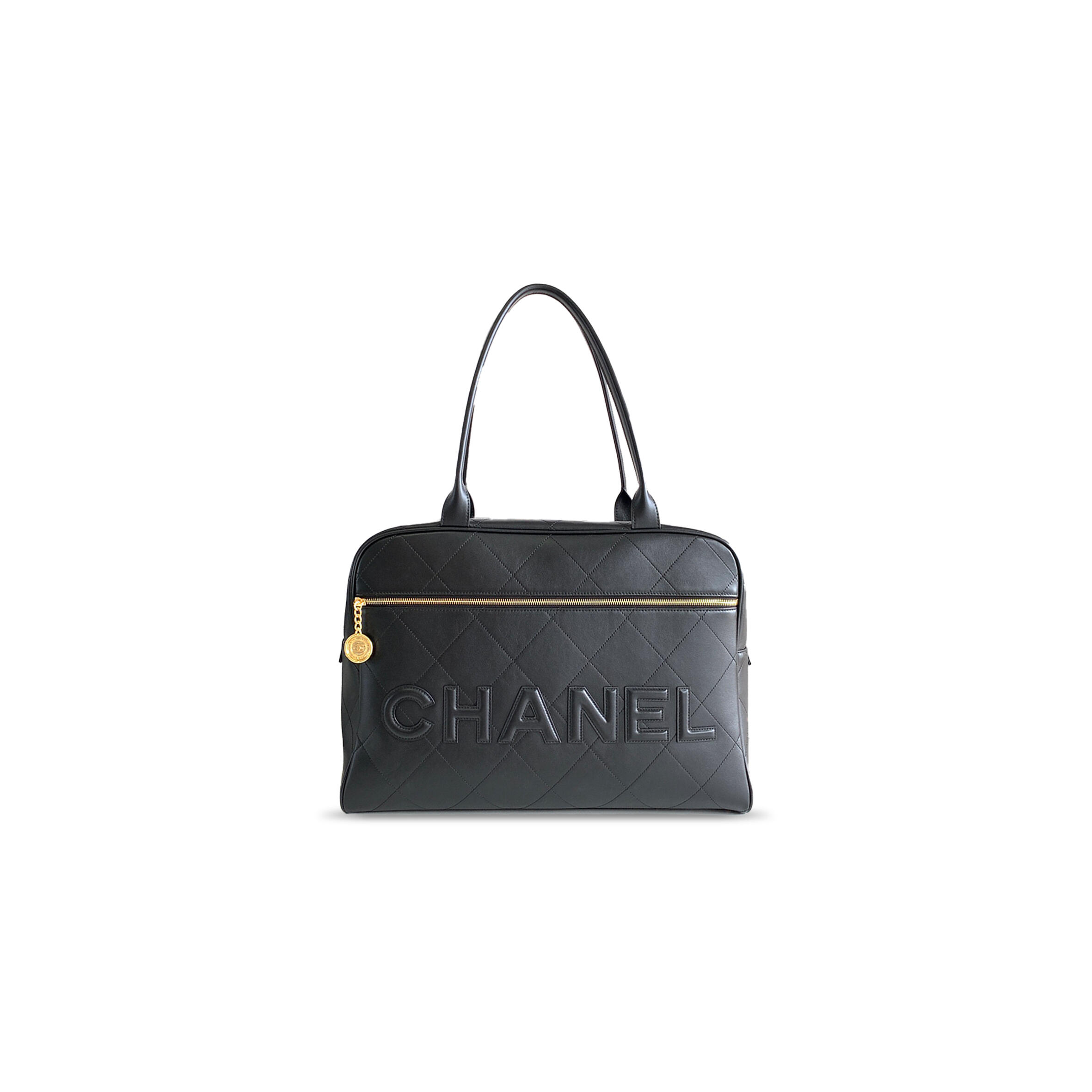 CHANEL MAXI LOGO BOWLING BAG 1495076 (45*30*15cm)